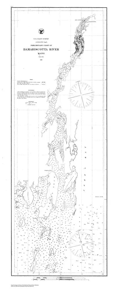 Preliminary Chart of Damariscotta River