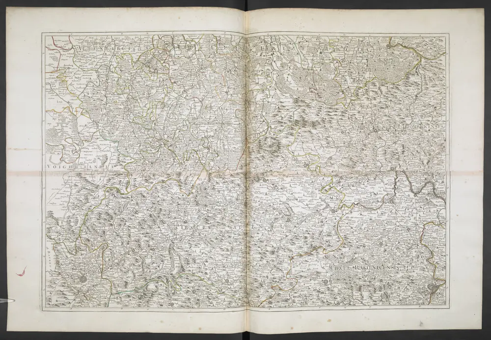 ATLAS TOPOGRAPHIQUE ET MILITAIRE, Qui comprend Les Etats de la Couronne de Boheme & La Saxe Electorale avec leur Frontiers. /