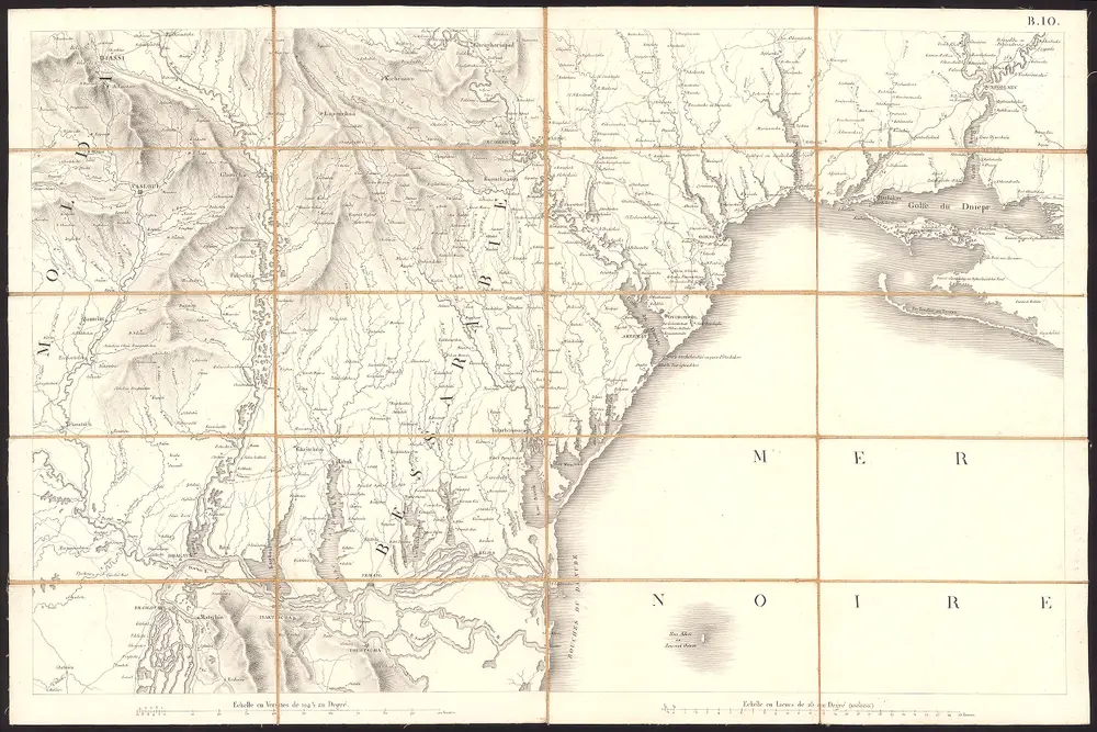 B.10. Carte De La Russie En Europeenne En LXXVII Feuilles, executee au Depot general de la Guerre