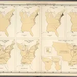 Plate 61.  Colonial Towns, States, Territories, and Cities, 1650 - 1810.