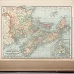 Map of New Brunswick, Nova Scotia, Prince Edward Island and Newfoundland 51