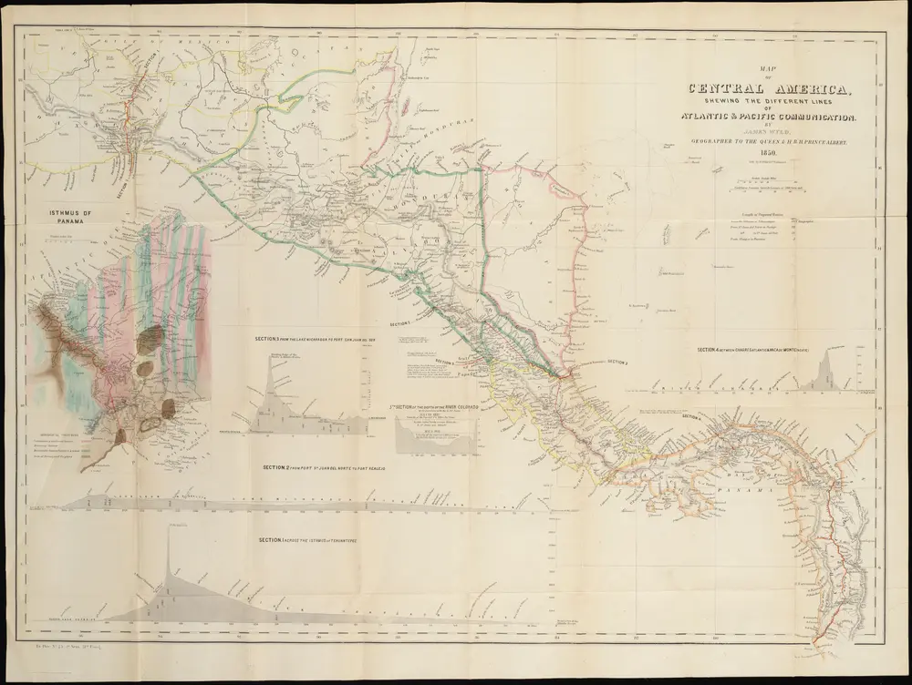 Before the Canal: mapping overland routes in Central America.