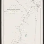 Area between Rivers Zambesi & Ruvuma. Compass traverses  - War Office ledger. Lithographs. Printed by 1st. Printing Co. R.E. "B" Army Section, 1918.