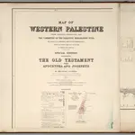 (Sheet 1).  Western Palestine Illustrating The Old Testament, The Apocrypha and Josephus.