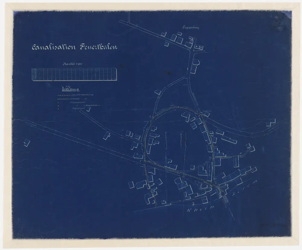 Feuerthalen: Kanalisation; Situationsplan