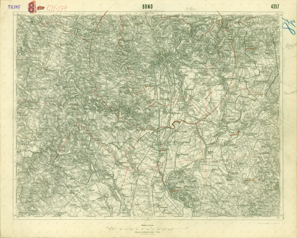 III. vojenské mapování 4357