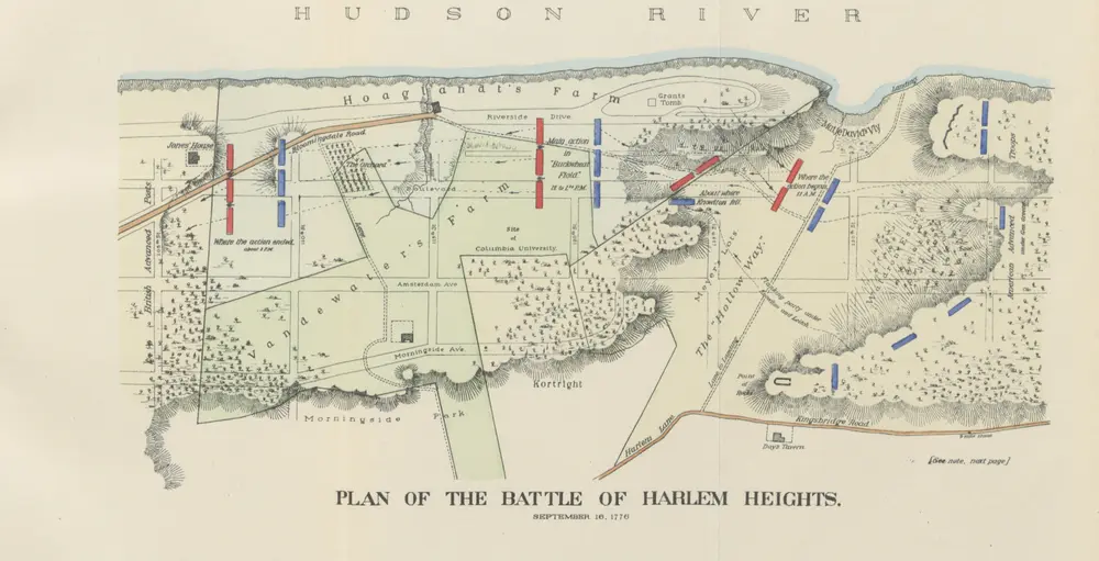 The Battle of Harlem Heights, September 16, 1776. With a review of the events of the campaign