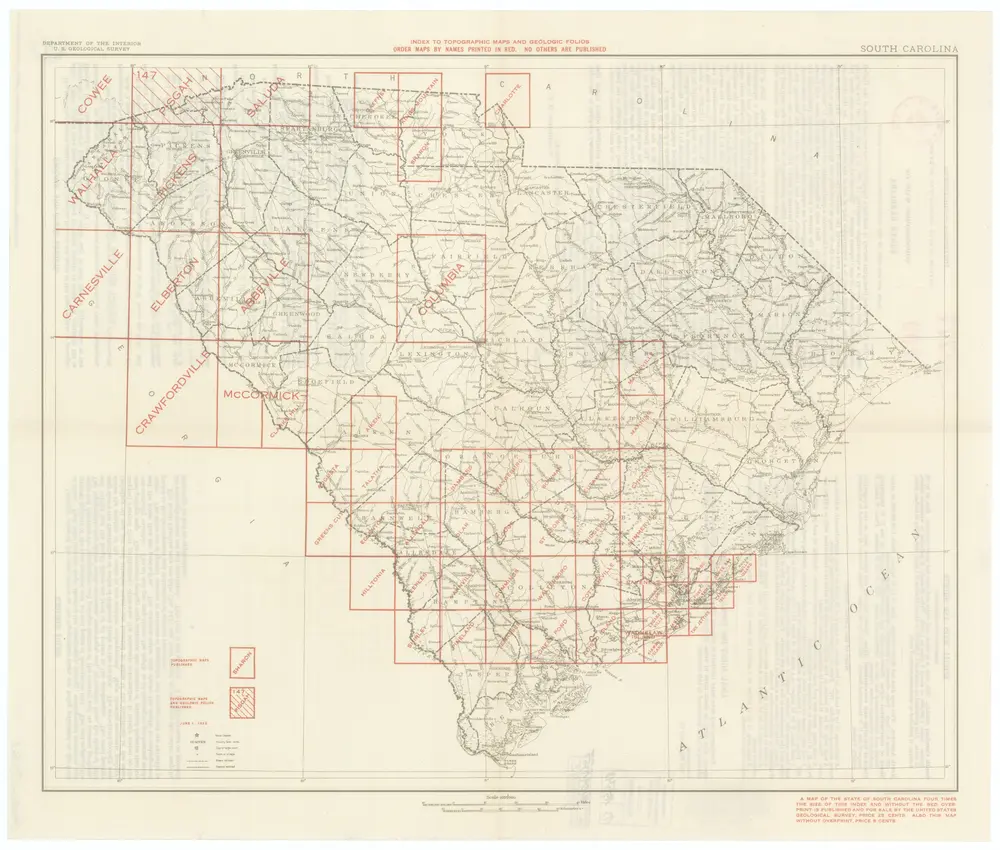 Index to topographic maps and geologic folios