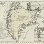 Grönland so weit es bekant ist mit den Inseln Faeröer Nro. 77. [Karte], in: Schauplatz Der Fünf Theile Der Welt, S. 172.