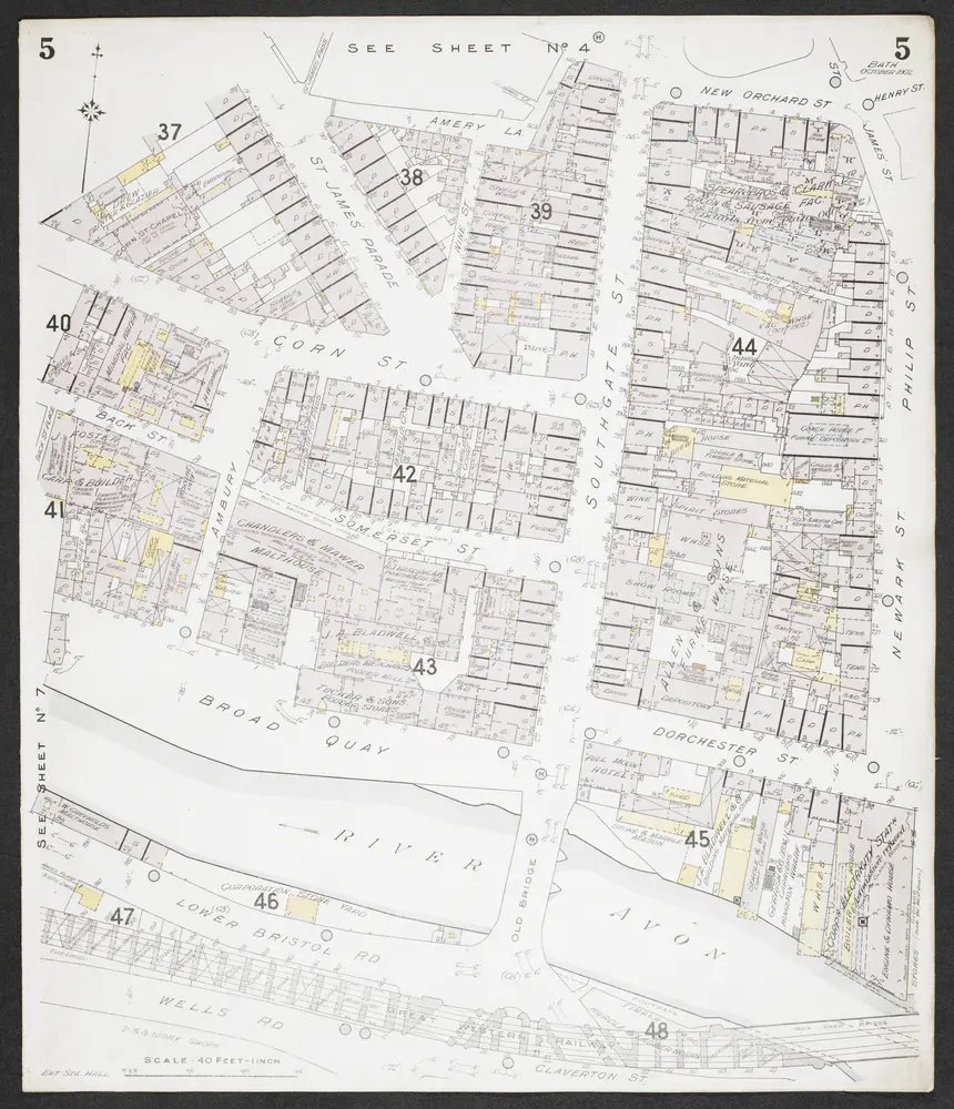 Insurance Plan of Bath: sheet 5