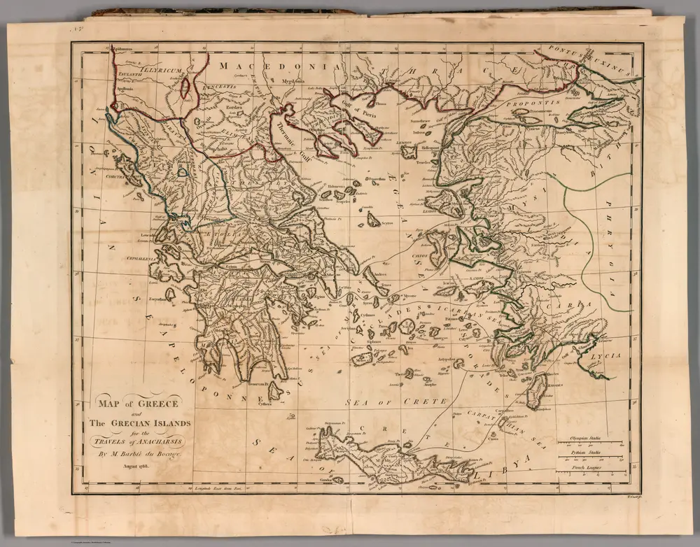 Map of Greece and Grecian Islands. No.1