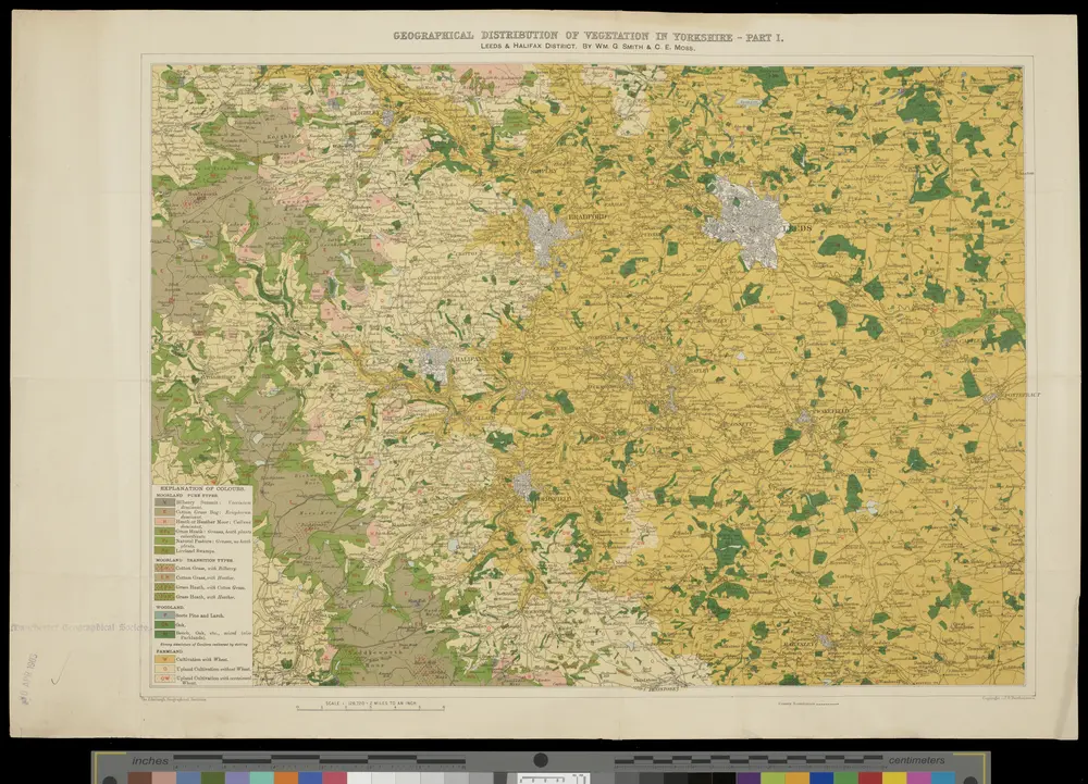 Geographical distribution of vegetation in Yorkshire, part I.