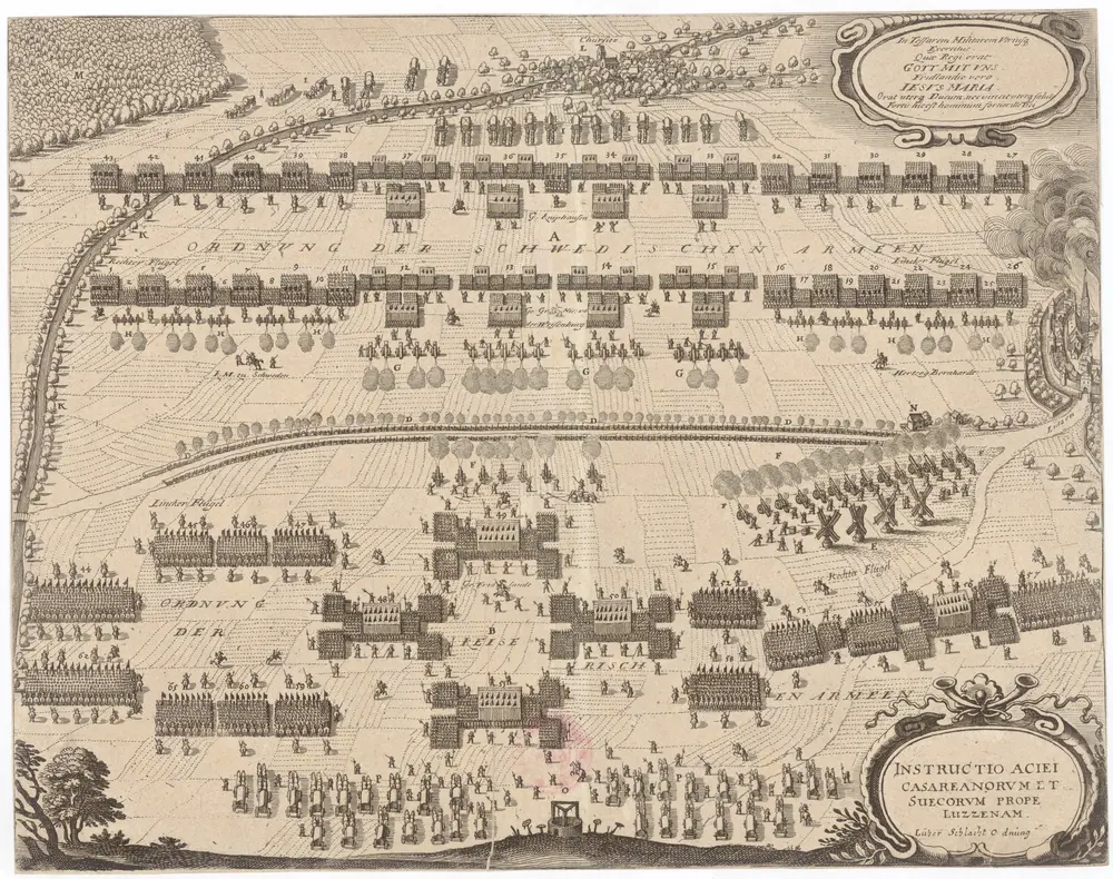 Instructio aciei Casareanorvm et Suecorvm prope Luzzenam