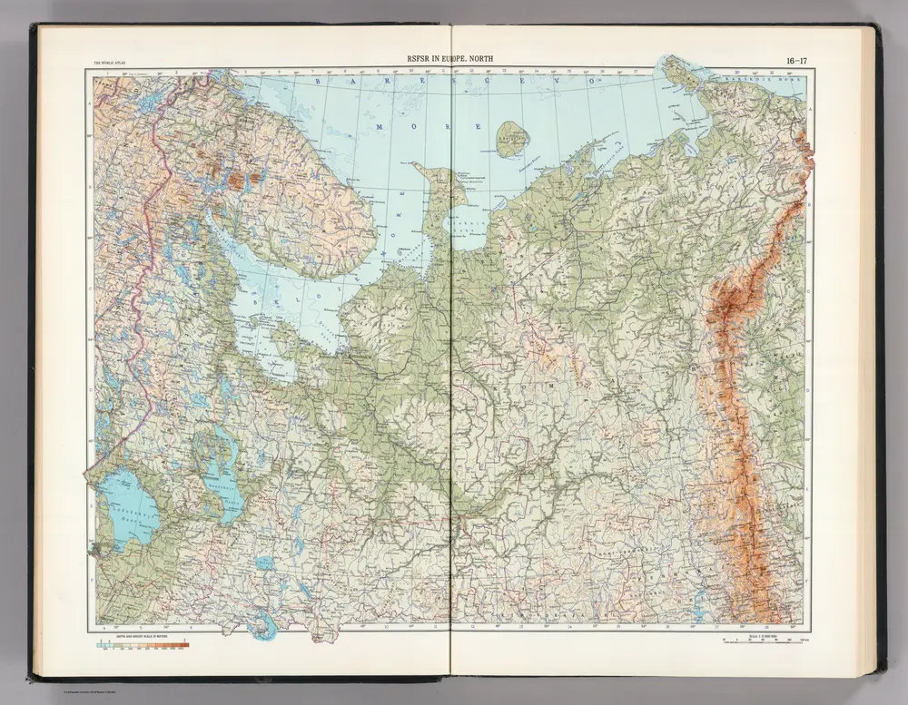 16-17.  RSFSR (Russian Soviet Federated Socialist Republic) in Europe, North.  The World Atlas.