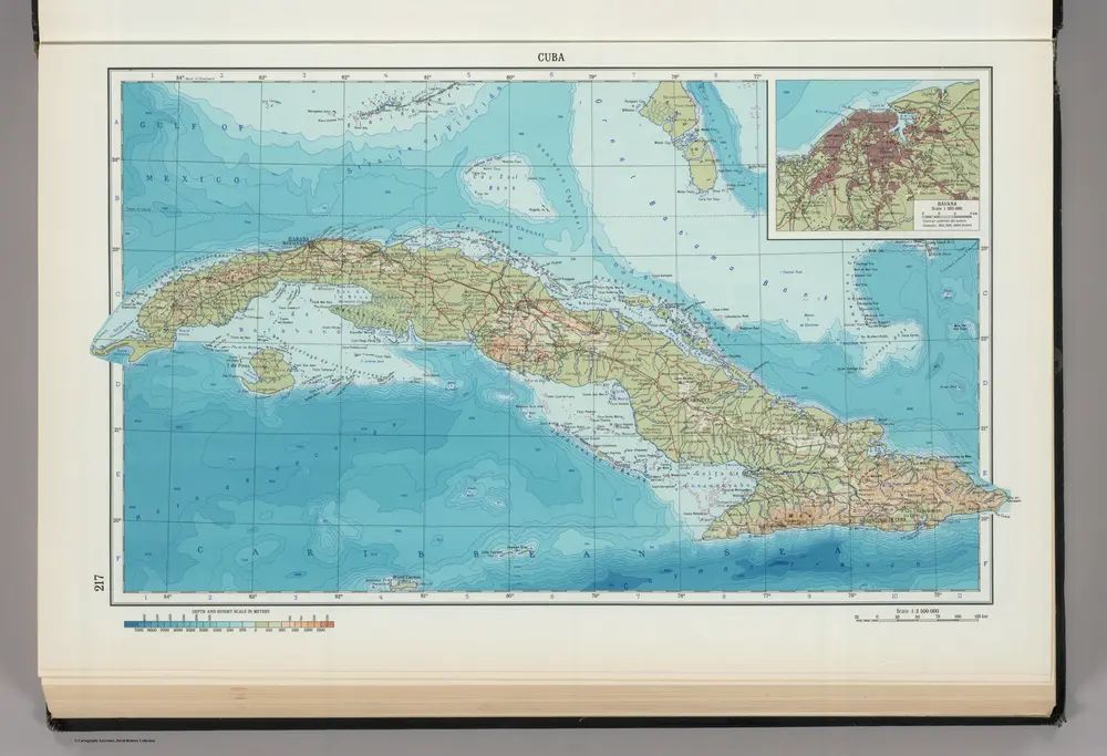 217.  Cuba.  Havana.  The World Atlas.