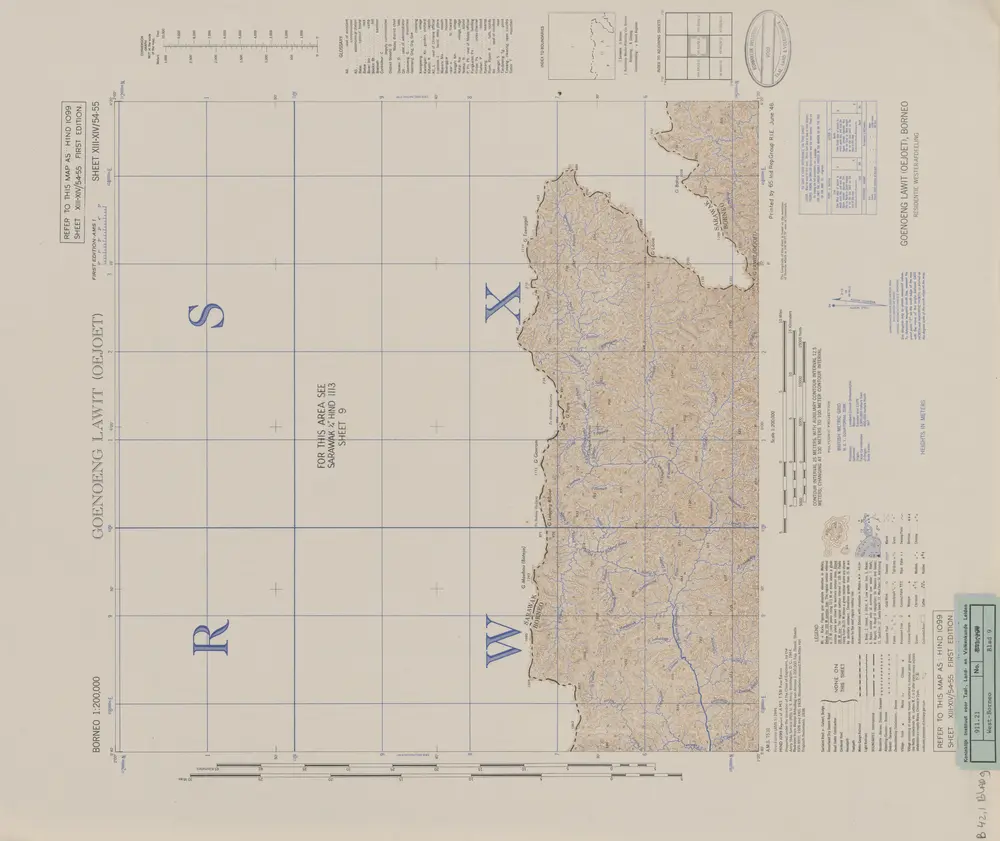 Goenoeng Lawit (Oejoet) / Army Map Service