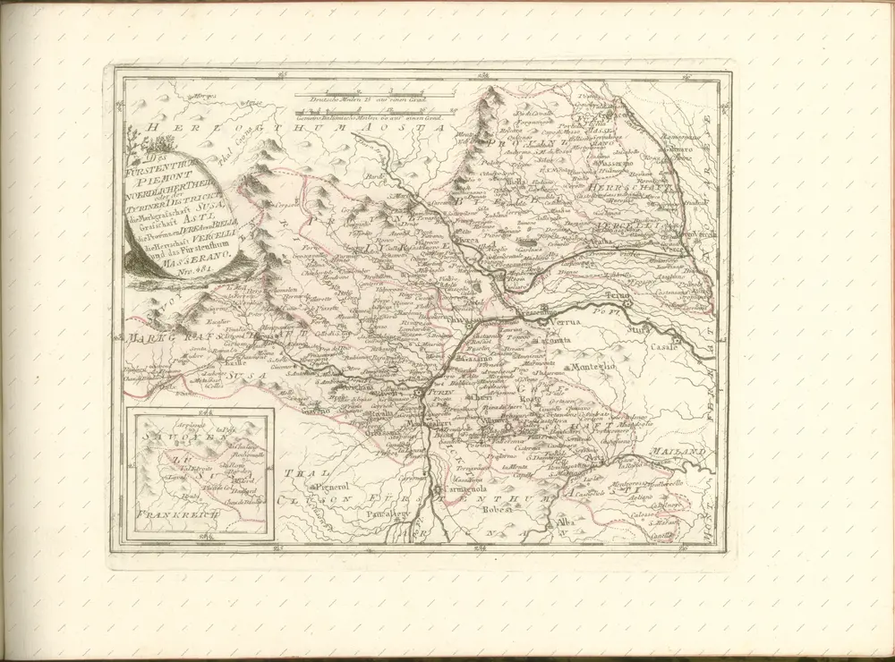 mapa z atlasu "Schauplatz der fünf Theile der Welt :"