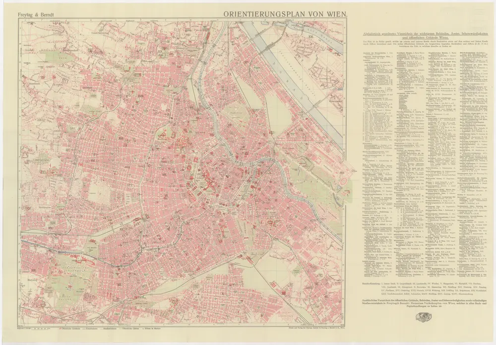 Orientierungsplan von Wien