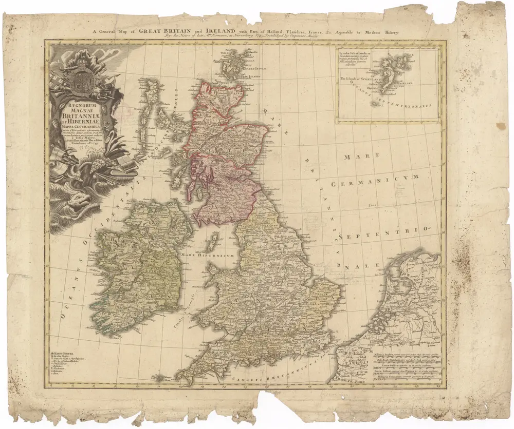 Regnorum Magnae Britanniae et Hiberniae mappa geographica