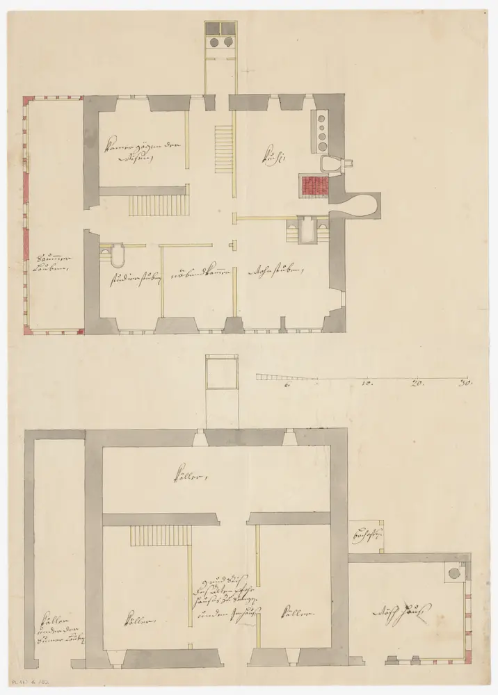 Seengen AG: Altes Pfarrhaus; Grundrisse