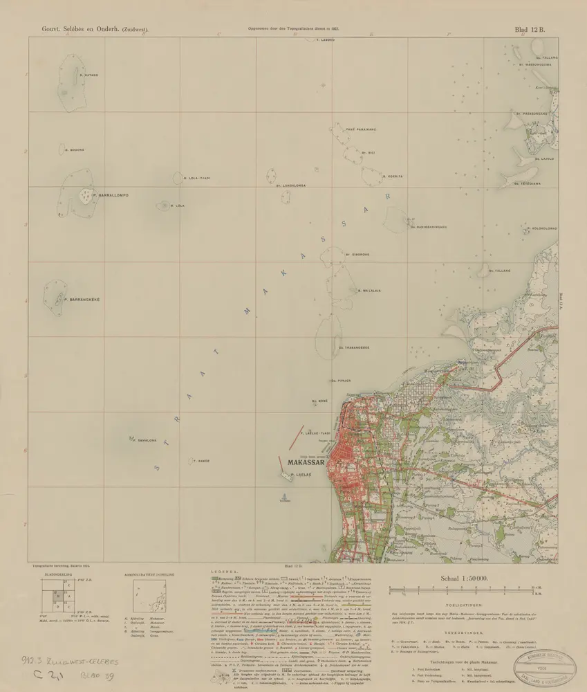 [Makassar] / opgenomen door den Topografischen Dienst in 1923