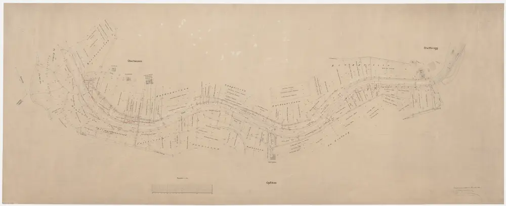 Opfikon: Oberhausen bis Glattbrugg, Glattkorrektion; Situationsplan